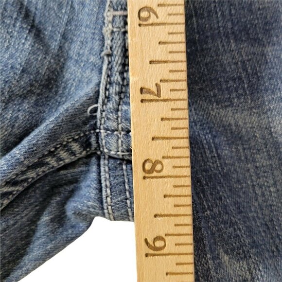 Harley Davidson Bootcut Jeans Size 2P Rhinestones 28X28 - Picture 10 of 12